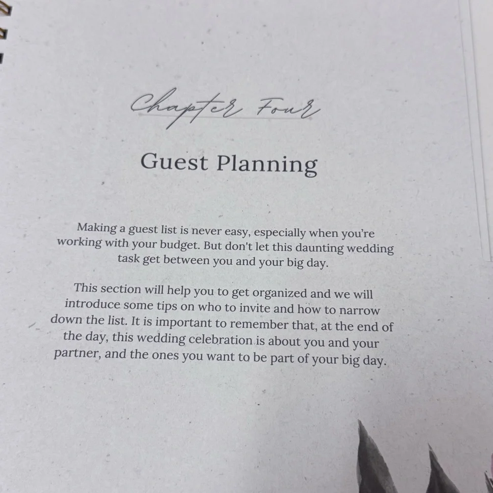 NWT Nook Theory Comprehensive Wedding Planner‎ Book & Organizer